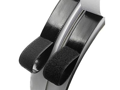 Klettband mit glatter Rückseite